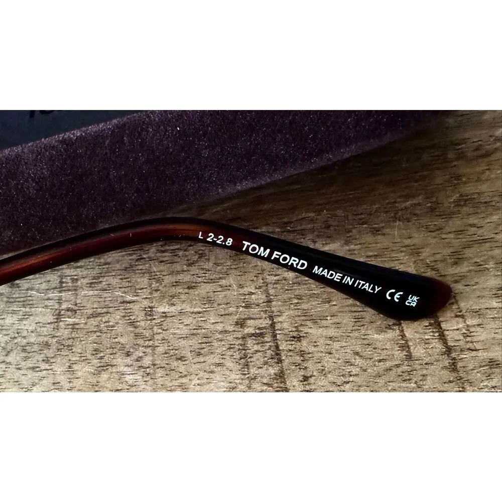 Tom Ford Warren-02 Gold Aviator Sunglasses Made in Italy - Picture 2 of 5